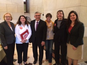 Senate Bill 294 passed unanimously with bipartisan support in the Senate on 4/30. Families here with Sen. Gerratana, Sen. Fasano, Rep. Staneski and Sen. Bartolomeo