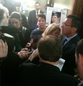 Families First was at the Capitol for the press conference that followed the budget talks on March 23