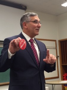 Senator Fasano educating his constituents on the plight of DDS families and believes caring for the intellectually disabled should be a core function of government